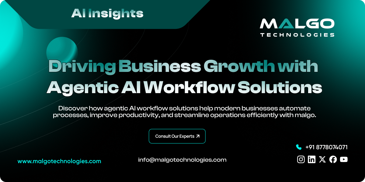 Agentic AI Workflow Solutions for Modern Businesses Agentic AI Workflow Solutions for Modern Businesses