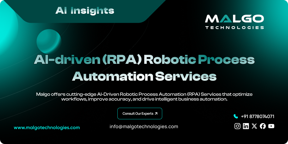 AI-driven (RPA) Robotic Process Automation Services