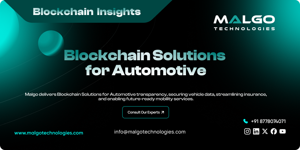 Blockchain Solutions for Automotive