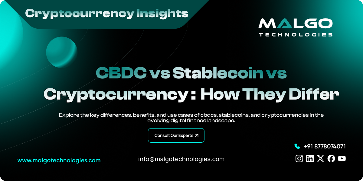 CBDC vs Stablecoin vs Cryptocurrency CBDC vs Stablecoin vs Cryptocurrency