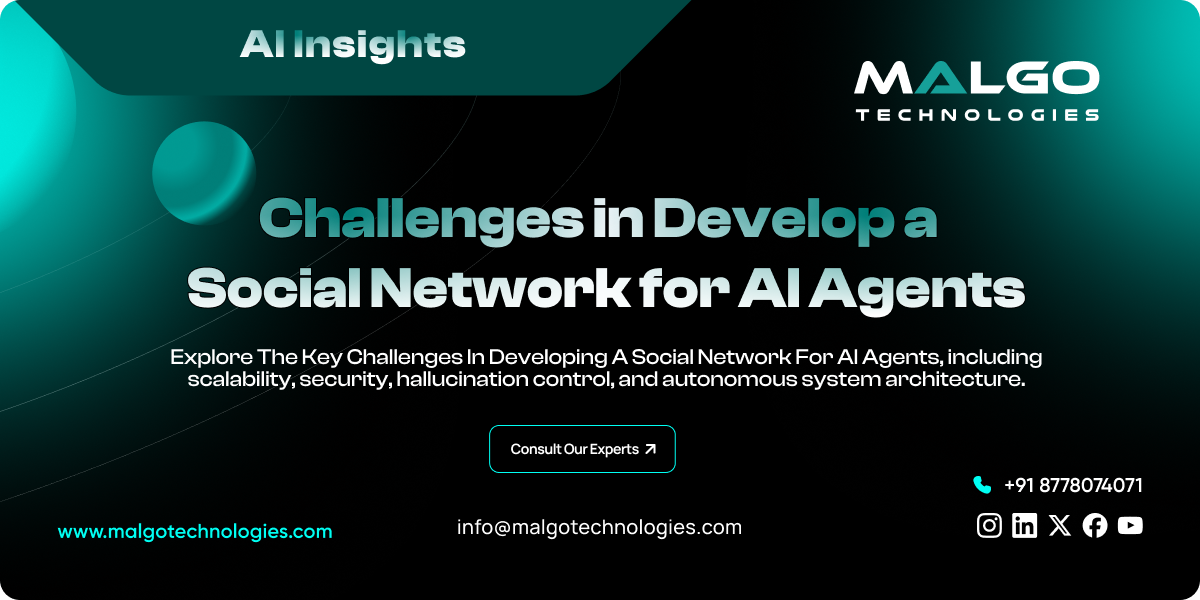 Challenges in Developing a Social Network for AI Agents Challenges in Developing a Social Network for AI Agents