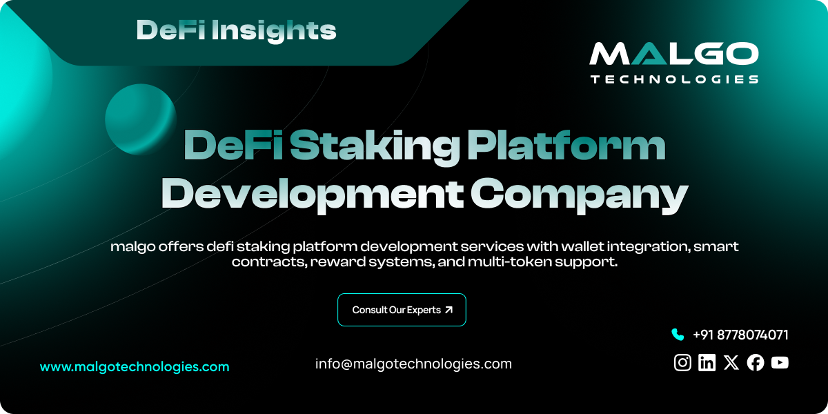 DeFi Staking Platform Development DeFi Staking Platform Development