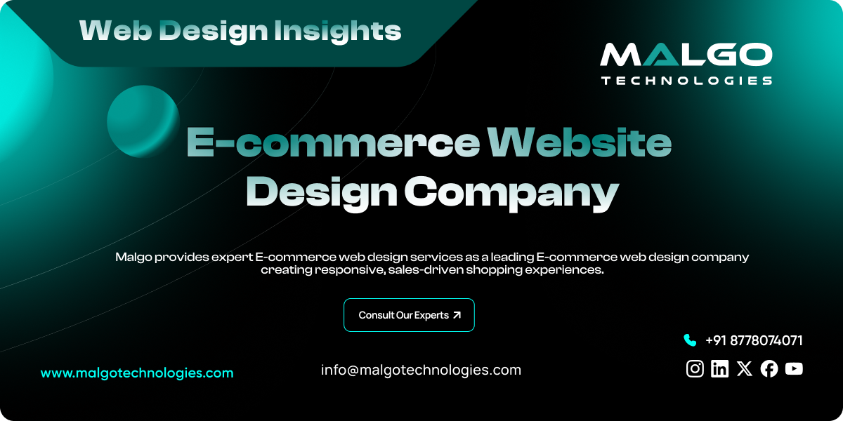 E-commerce Web Design Company: Creating Responsive, Fast, and Engaging Online Stores