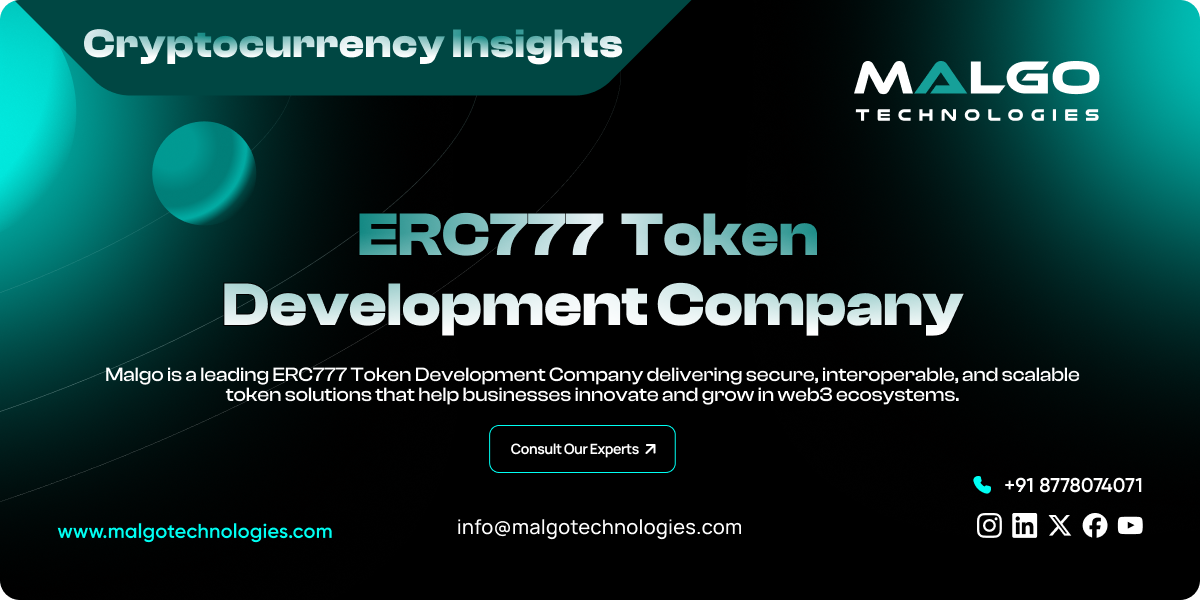 ERC777 Token Development ERC777 Token Development