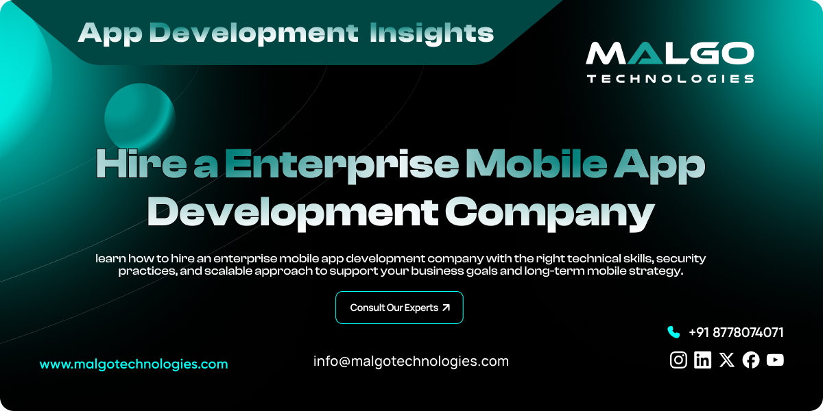 Hire a Enterprise Mobile App Development Partner