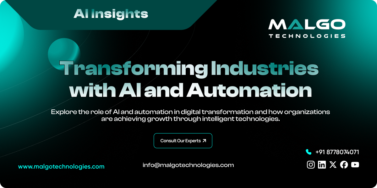 How AI and Automation Are Driving Digital Transformation Across Industries How AI and Automation Are Driving Digital Transformation Across Industries
