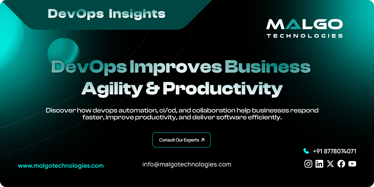 DevOps Improves Business Agility & Productivity DevOps Improves Business Agility & Productivity