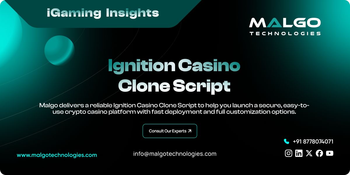 Malgo Provides Ignition Casino Clone Script
