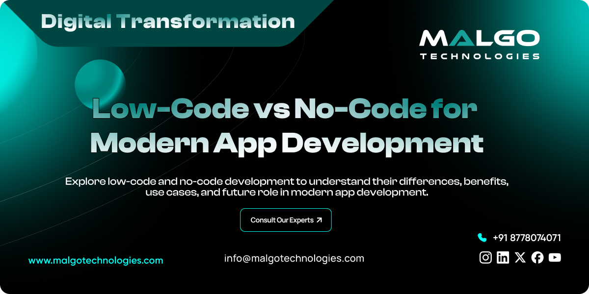 Low-Code vs No-Code for Modern App Development Low-Code vs No-Code for Modern App Development