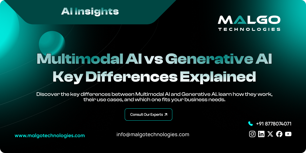 Multimodal AI vs Generative AI
