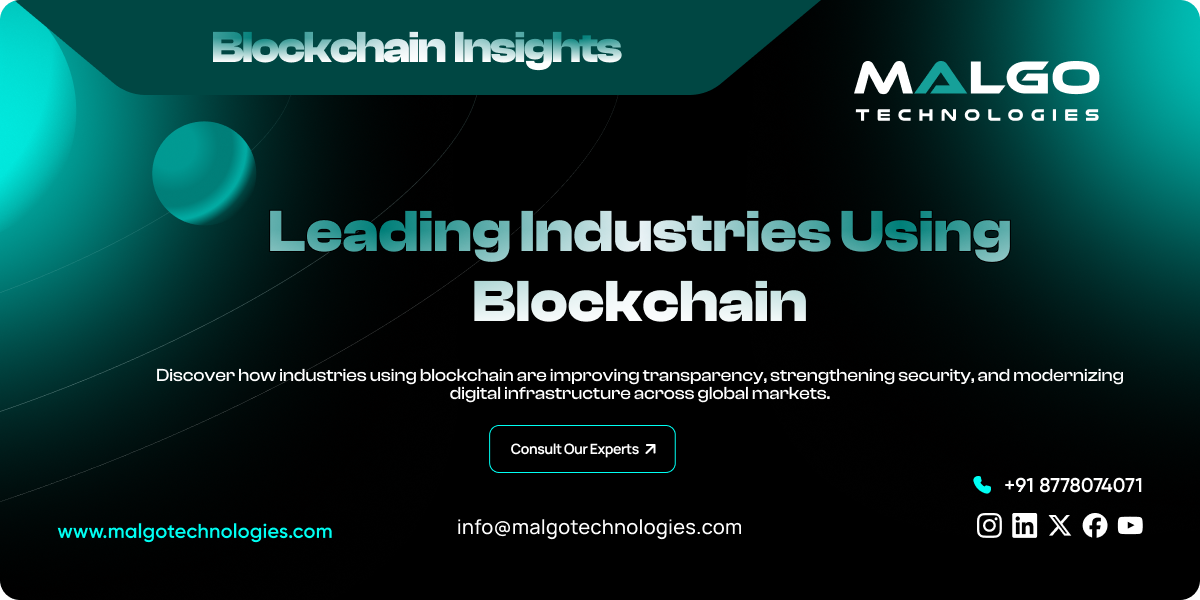 Leading Industries Using Blockchain Leading Industries Using Blockchain
