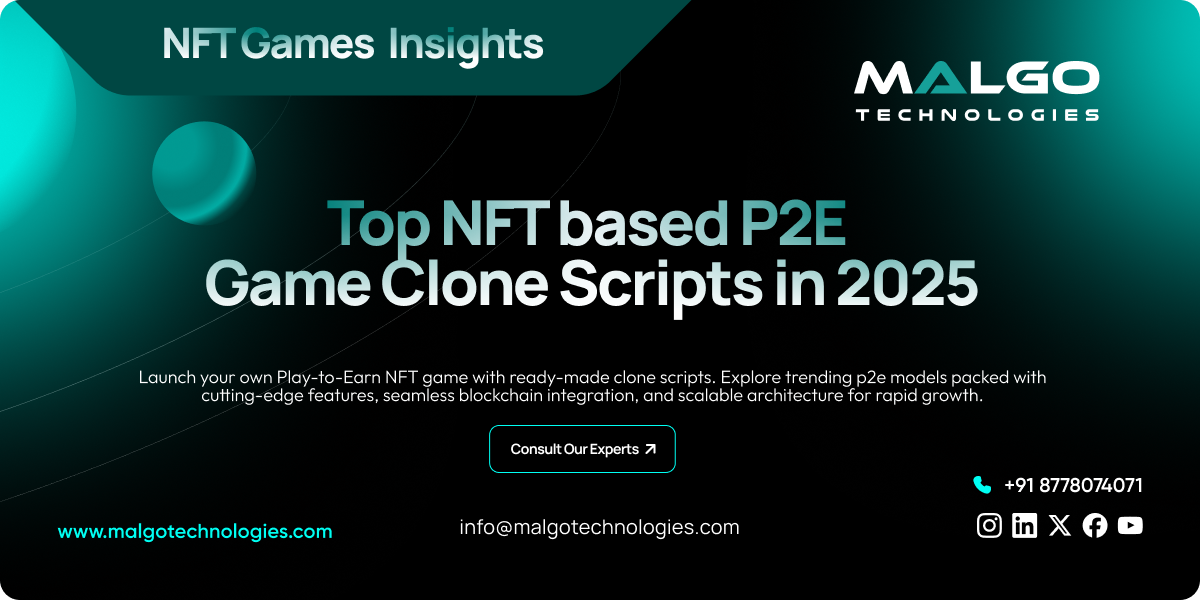 Top P2E NFT Game Clone Scripts